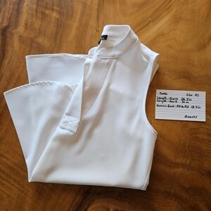 Dalia Sleeveless White Blouse Womens Size XS A00151